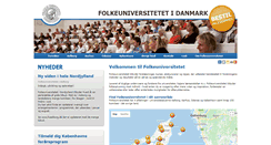 Desktop Screenshot of folkeuniversitetet.dk